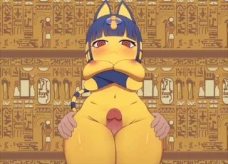 Ankha Thighjob (Animal Crossing)