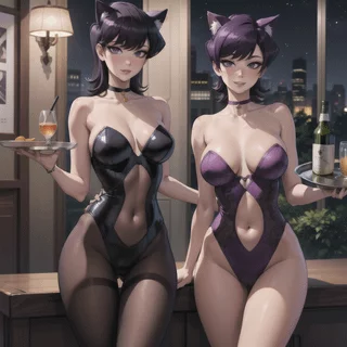 Komi & Shuuko here to serve