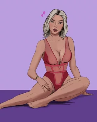 Red Panty Night [OC]