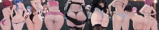 2B, A2, Anis, Helm, Mary, Mast, Pepper, Neon and Rapi (Elias)