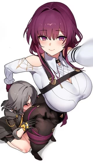 What are the problems with having a big ass? Well, sometimes some horny girl will suddenly dive into it. I don't mind too much though, they're always little cuties~