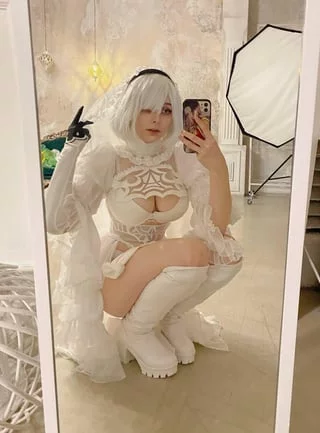 2B cosplay (mia_green_tea) [Nier Automata]