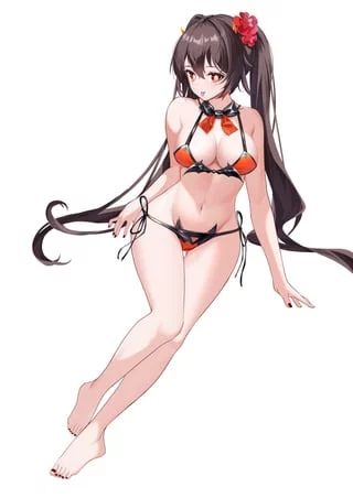 Hu Tao in bikini [Genshin Impact]