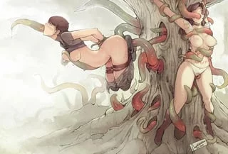 A Great Old One had dwelled in that forest since time immemorial. Fed by the lost souls that passed within its domain. It was said that those caught by a tree there became a part of it, nourishing it with their life-force. All the while their minds and souls were slowly drained from their bodies.