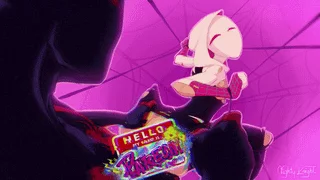 Spider-Gwen riding Venomized Miles (by me)