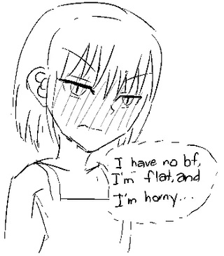 "I'm flat and horny" sauce request