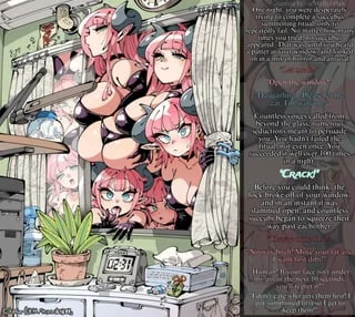 All of those failed summonings... Well, maybe they didn't fail after all. [Monster Girl][Succubus/Demon][Implied Sex][Mention of Femdom][Mention of Facesitting]