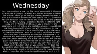 Forced To Worship Her (Part 3 of 7) [Femdom] [Praise]