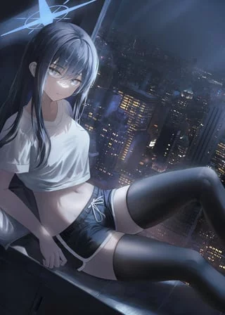 Midnight Cityscape [Blue Archive]