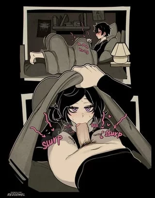 My big brother's cock is so tasty~ I hope one of these days, this actually happens and I don't just have visions of it...🥺 (Keep it wholesome, slowburn.)