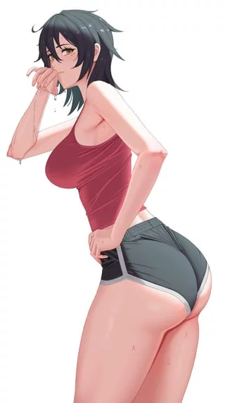 Packing a lot in those shorts