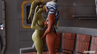 Ahsoka and Hera (animnoir) [star wars]