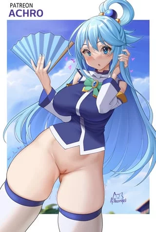 Aqua has a super tight pussy