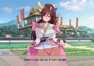 "Let me stay with you, my lord~" I want to be your loving lady~