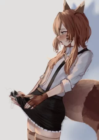 F-Fuck not again..~! I can’t stop..~ (I’d love to be a fox futa in heat~)