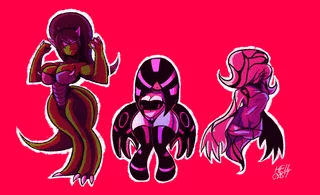 Chaquetrix stuff. I have a strange obsesion with the sexy aliens and the strange sex, maybe it's my nature