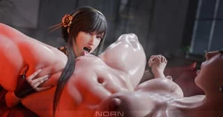 Chun-Li x Yor (NORN3D) [Street Fighter, Spy x Family]