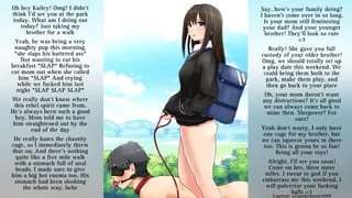 A nice walk with your sister [femdom] [slave/pet play] [incest] [feminization mentioned] [chastity] [punishment[ (artist: unknown)