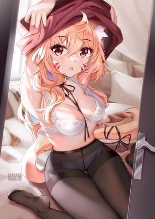 I want to be your little sister's bestie that you walk in on~