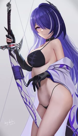 Acheron's lewd body (Megi.Nalter) [Honkai: Star Rail]