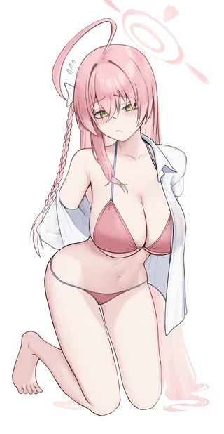"I can't take my shirt off..." [Blue Archive]