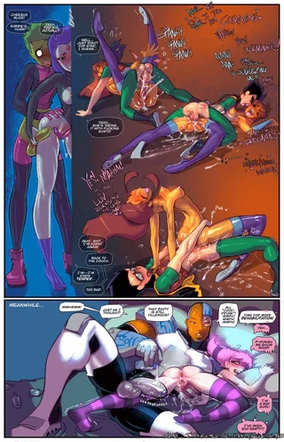 Teen Titans Rule 34 Harem Sex (Fred Perry)