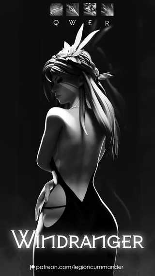 Windranger as a model [Dota 2] (legioncummander)