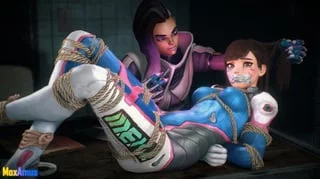 Look at you now D.va, helpless in my hands. I think I'm going to take my time with you, you harrassed me a lot last game, and I really want to make sure that I get my own back. Now lie still... not like you have a choice (moxamus)
