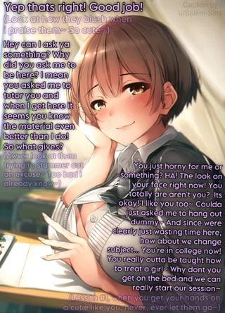 Asking your Crush to Tutor you. [F] [GenderNeutralPov] [Wholesome] [Inner thoughts] (Artist: Rerrere)