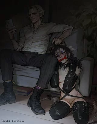 How I keep my dumb little pet in her place, where she belongs like the mindless plaything she is