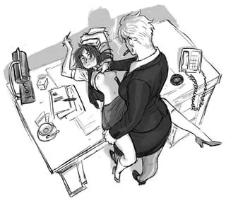 I want to be a secretary whose cute body you just can't resist taking for yourself any longer~ >///<