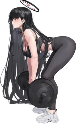 Rio Deadlifting [Blue Archive]
