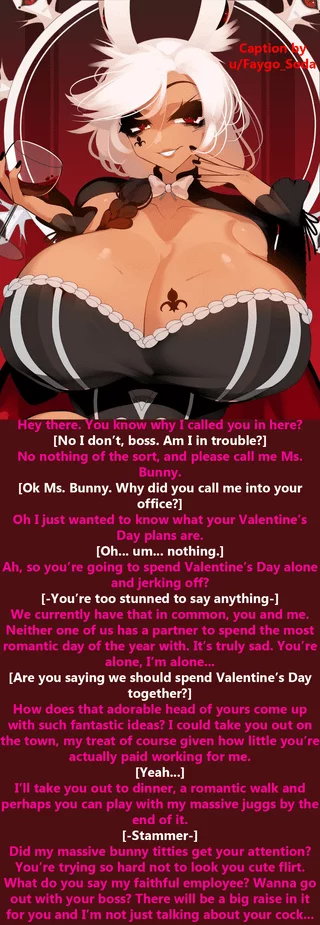 Your Boss Proposes A Date [Boss][Bunnygirl][Massive Tits][No Sex]