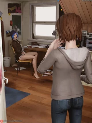 Max visits Chloe (Darkbahamuth) [Life is Strange]