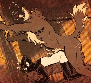 Oh to be a breeding offering to a big werewolf in heat.