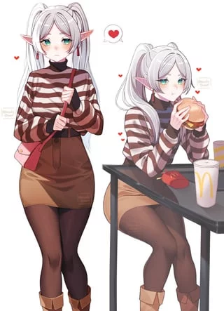 Frieren at McDonald's