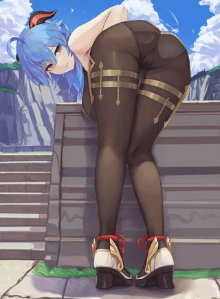 Daily Ganyu Lewdie #782 Caught you staring~