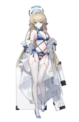 Toki in Lingerie and thighhighs (MON) [Blue Archive]
