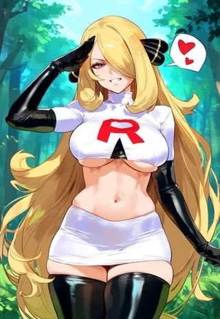 I, the pokemon Champion, just orderd on a Team Rocket uniform for carnival... but when I put it on a shock went through my head as my eyes turn pink...