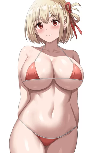 Chisato in bikini [Lycoris Recoil]