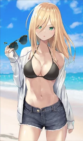 This counts as a swimsuit, right? [Artist's Original]