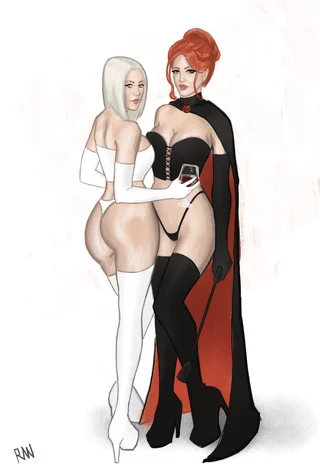 Emma Frost & Jean Grey (RentonWelsh) [Marvel, X-Men]