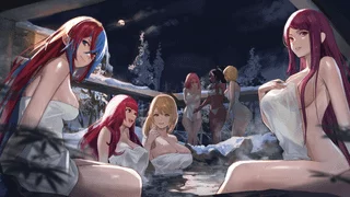 Alear, Citrinne, Goldmary, Ivy, Lapis, Timerra, Yunaka - Engage Onsen (J@CK) [Fire Emblem]