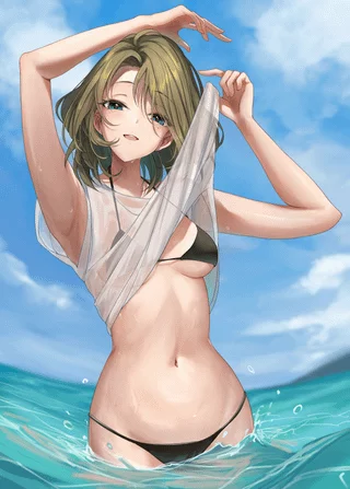 Kaede in bikini [Idolmaster]