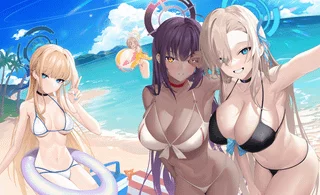 Toki, Karin, And Asuna [Blue Archive]