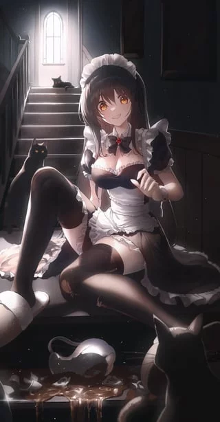 Clumsy Maid [Artist's Original]