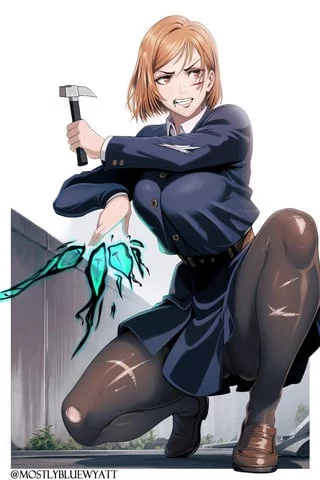 (Nobara Kugisaki)She’s so Damm hot that I want her so bad
