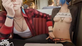 Rachel and Chloe - "Public Shenanigans" (quil) [Life is Strange]
