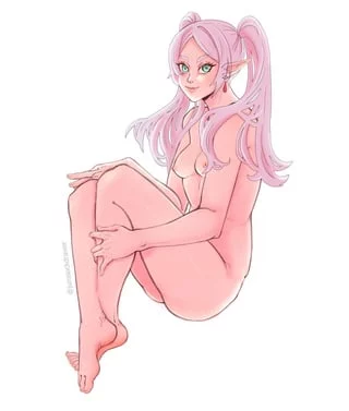 Nude at Nighttime Frieren (JunsSockDrawer) [Sousou no Frieren]