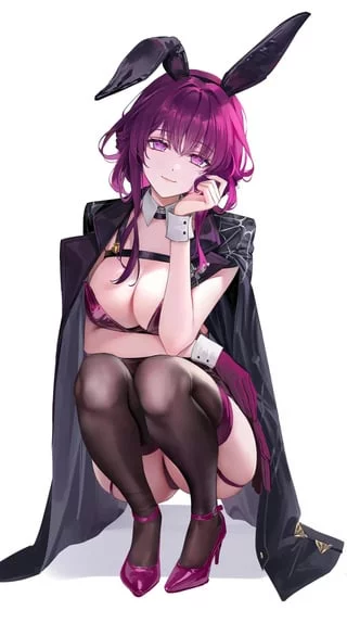 "What? Fallen in love with a bunny girl? Stupid~" I wanna be a hot bunny girl who loves nothing more than to tease her clients 